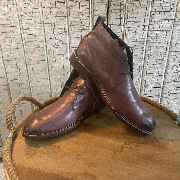 Cole Haan Grand Chukka Ankle Leather Boots - Picture 1 of 7